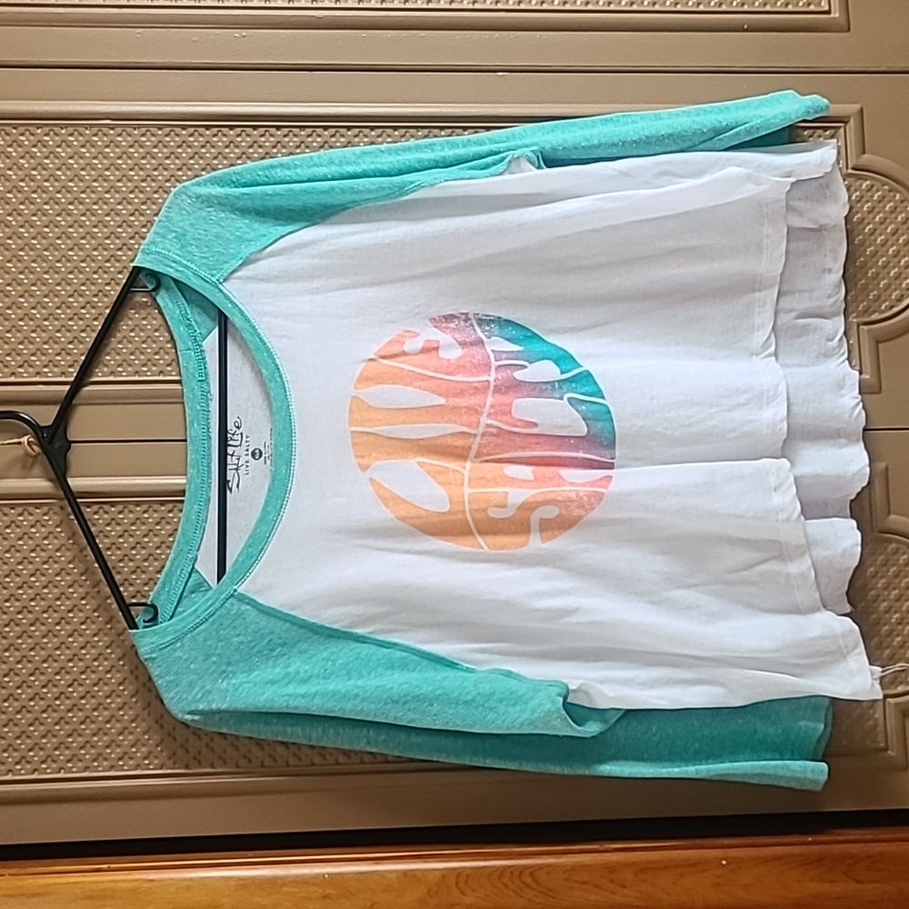 Salt Life Women's Cropped Jersey Tee, Size XL